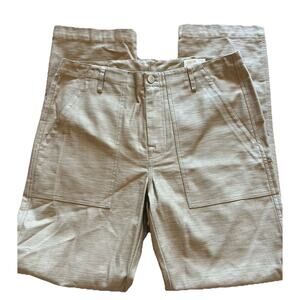 Seven 7 For All Mankind Khaki Trousers Women’s Sz 32 Wide Leg Baggy‎ Chino Pants